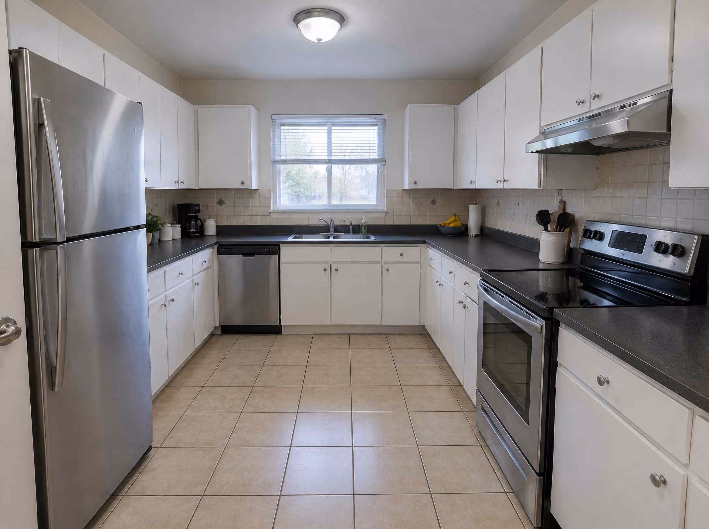 A kitchen photographed before any redesign