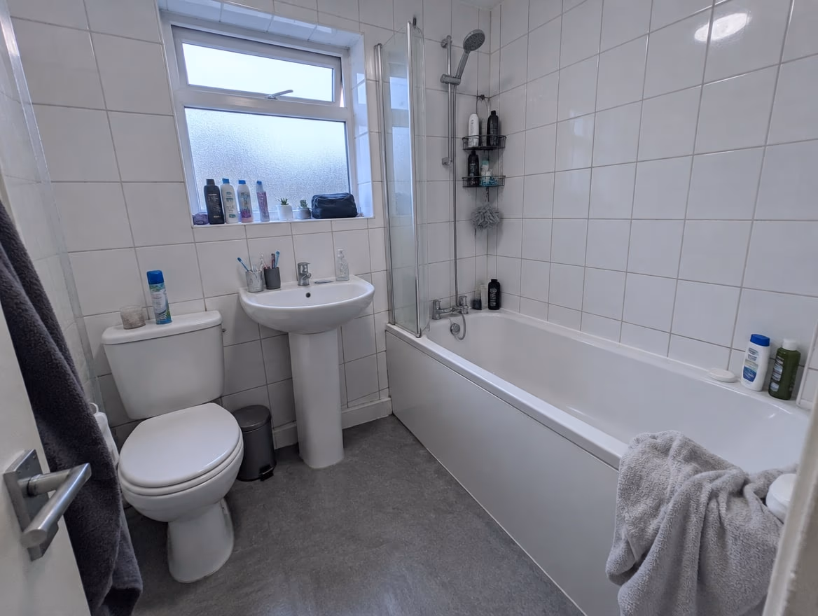An ordinary room photographed on a phone before any redesign