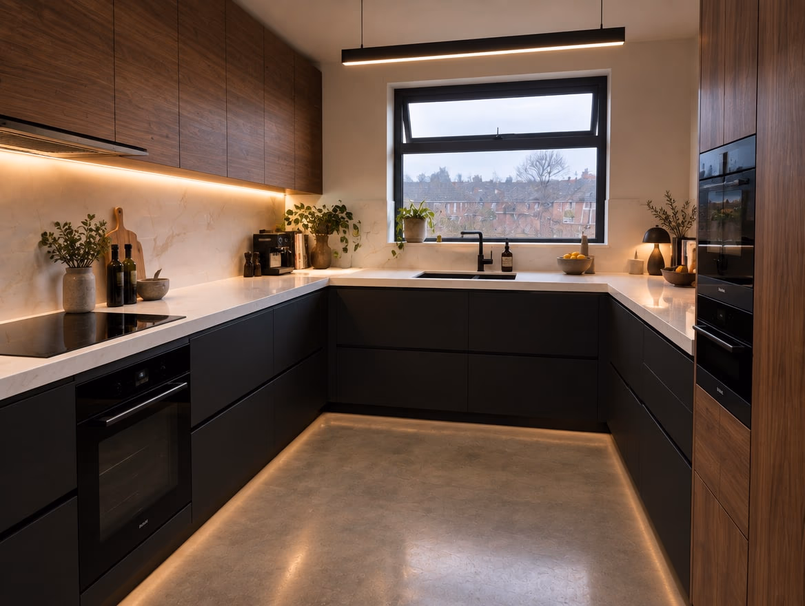 The same room rendered by RoomGPT in Modern