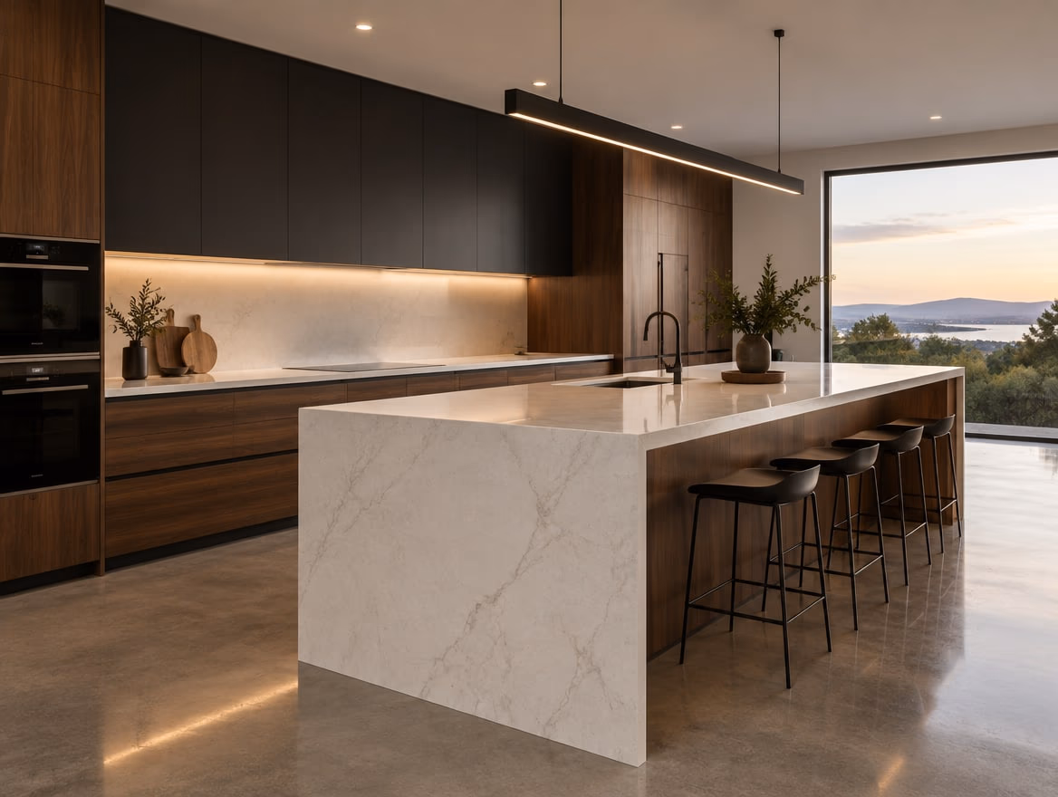 A kitchen rendered by RoomGPT in Modern